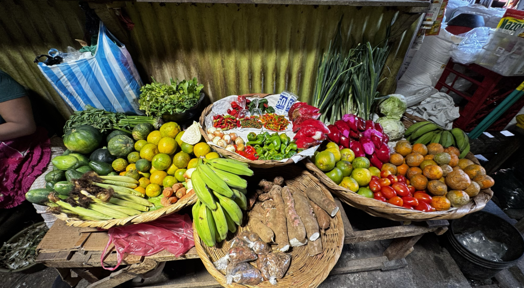 Tržnica u Oaxaci s avokadom i voćem